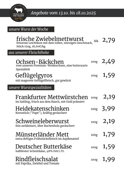 Unsere Angebote der Woche 45.KW