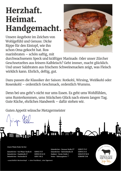 Apfelpfannkuchen und Mettbrötchen