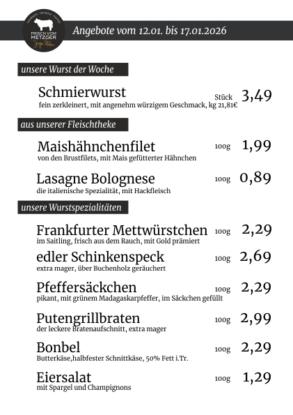 Unsere Angebote der Woche 45.KW