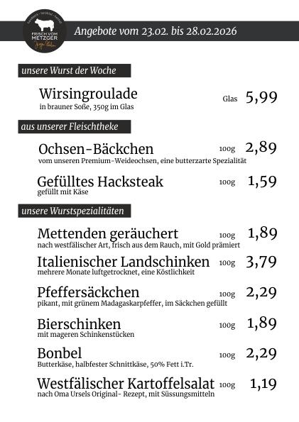 Unsere Angebote der Woche 45.KW