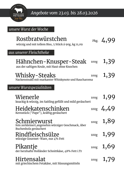 Unsere Angebote der Woche 45.KW