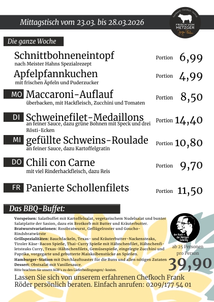 KW13_2026_4 Mittagstisch frisch vom Metzger 45.KW