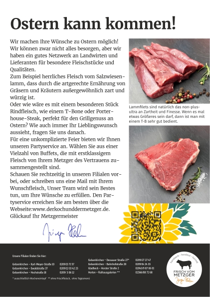 Apfelpfannkuchen und Mettbrötchen