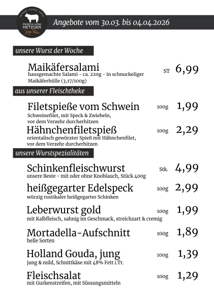 Unsere Angebote der Woche 45.KW