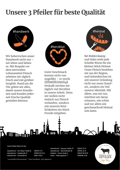 Apfelpfannkuchen und Mettbrötchen