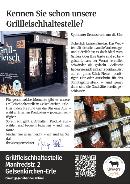 Apfelpfannkuchen und Mettbrötchen