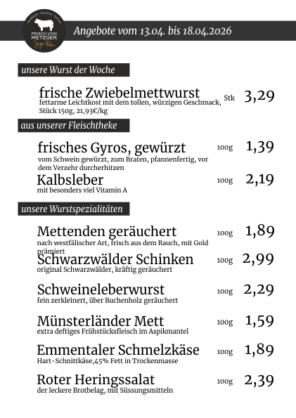 Unsere Angebote der Woche 45.KW