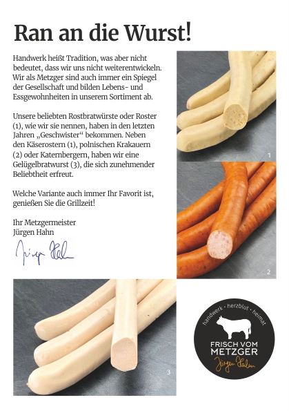 Apfelpfannkuchen und Mettbrötchen