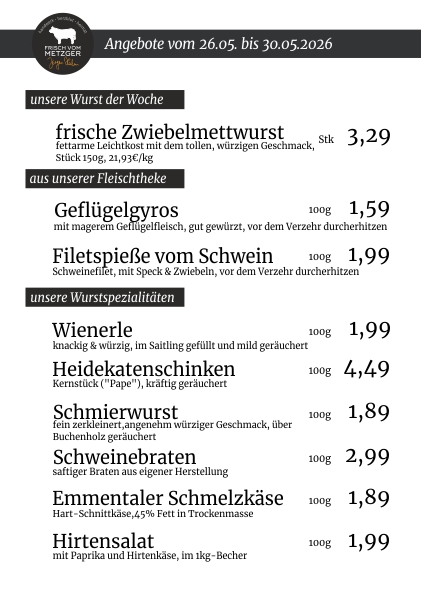 Unsere Angebote der Woche 45.KW
