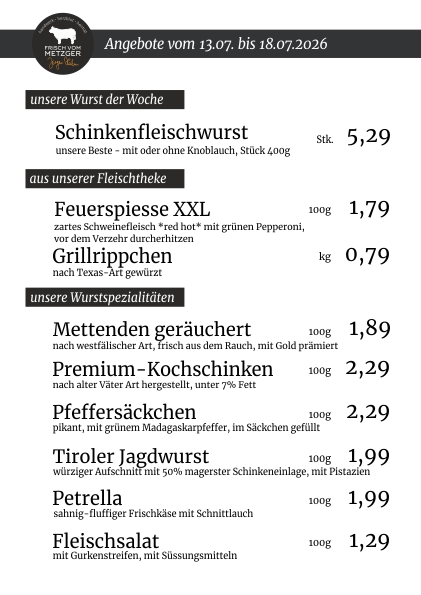 Unsere Angebote der Woche 45.KW