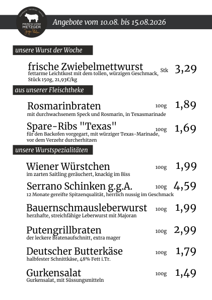 Unsere Angebote der Woche 45.KW