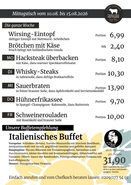 KW33_2026_4 Mittagstisch frisch vom Metzger 45.KW