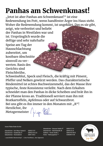 Apfelpfannkuchen und Mettbrötchen