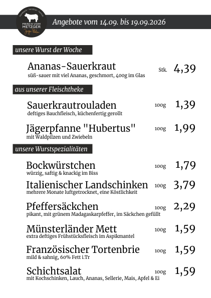 Unsere Angebote der Woche 45.KW