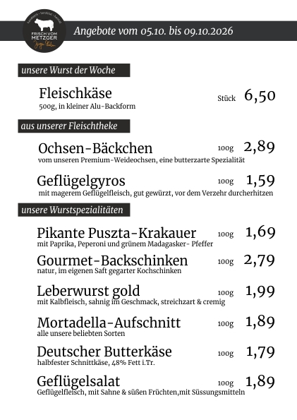 Unsere Angebote der Woche 45.KW