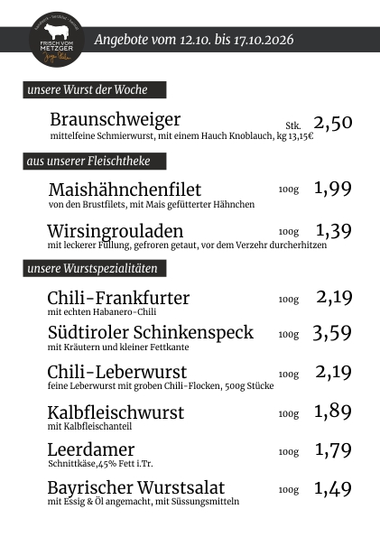 Unsere Angebote der Woche 45.KW