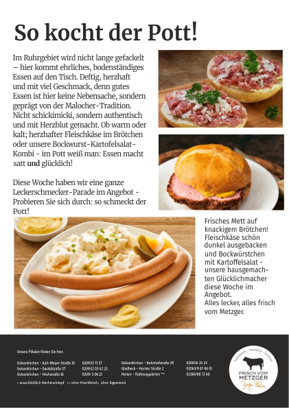 Apfelpfannkuchen und Mettbrötchen